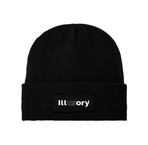 ILLUSORY LOGO BEANIE