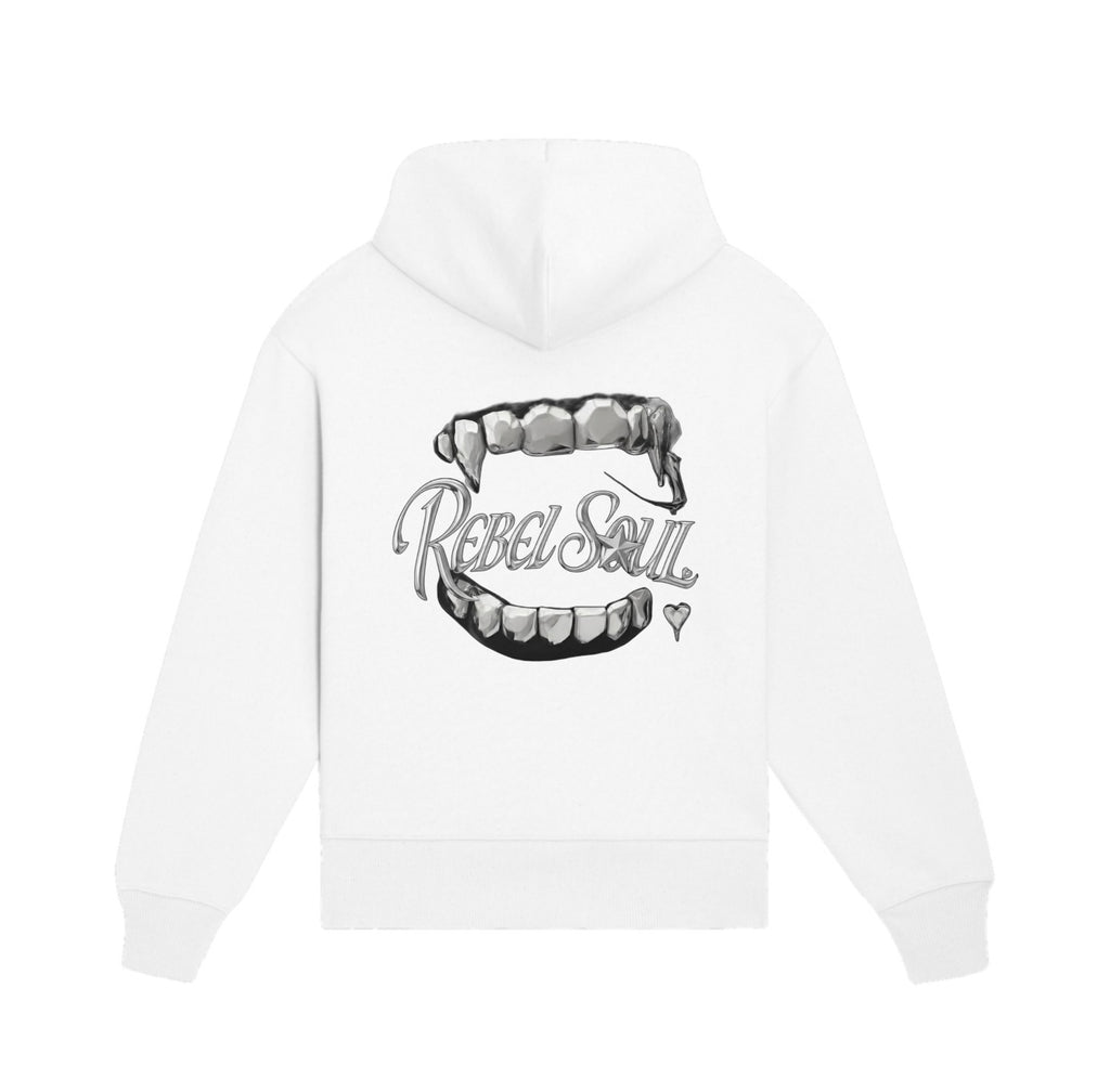REBEL SOUL HOODIE / WHITE