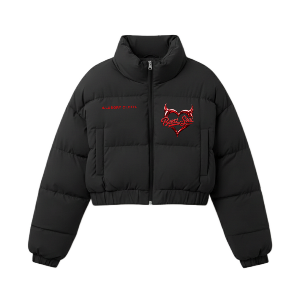REBEL SOUL CROP PUFFER