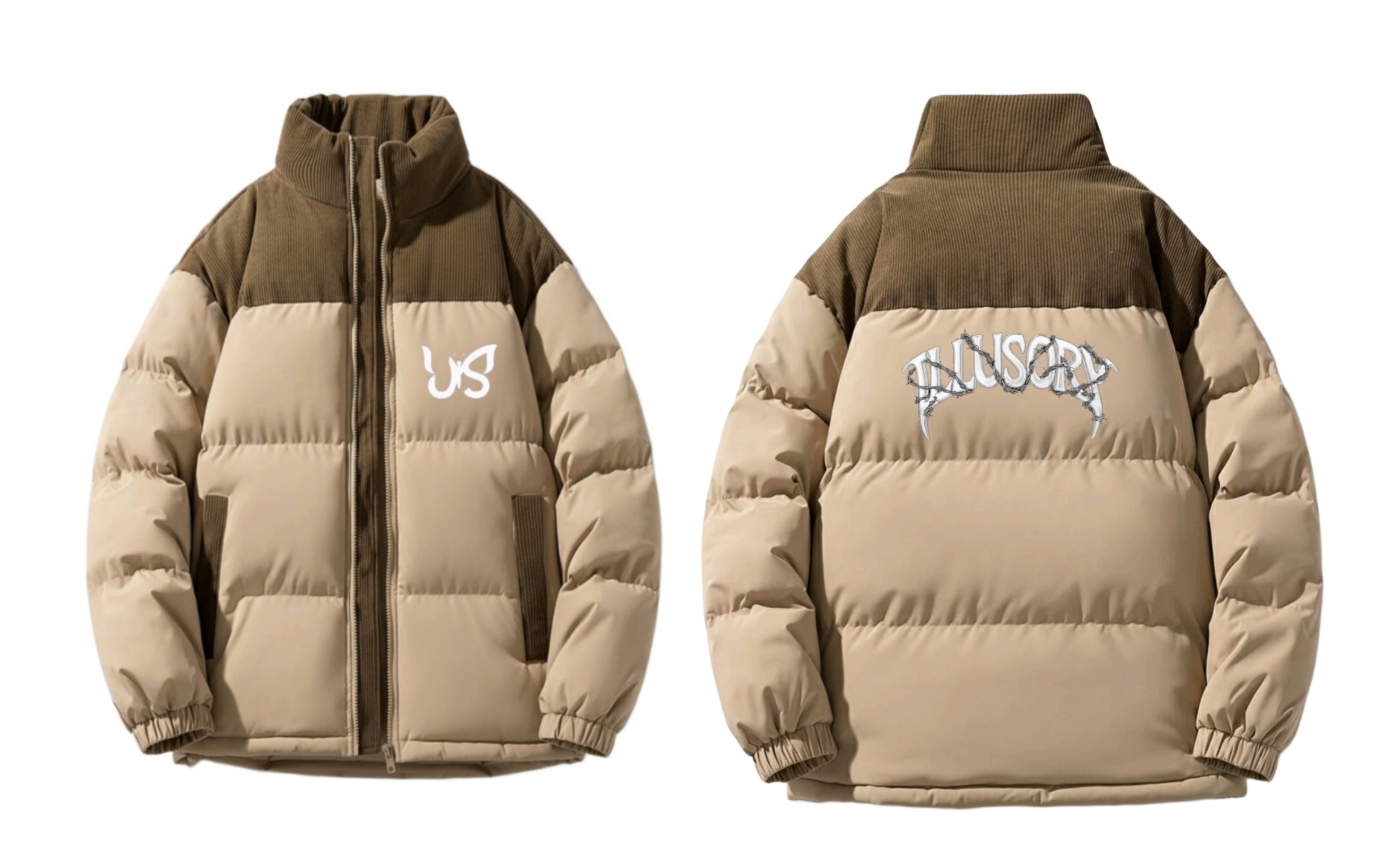 ILLUSORY CHAINS PUFFER