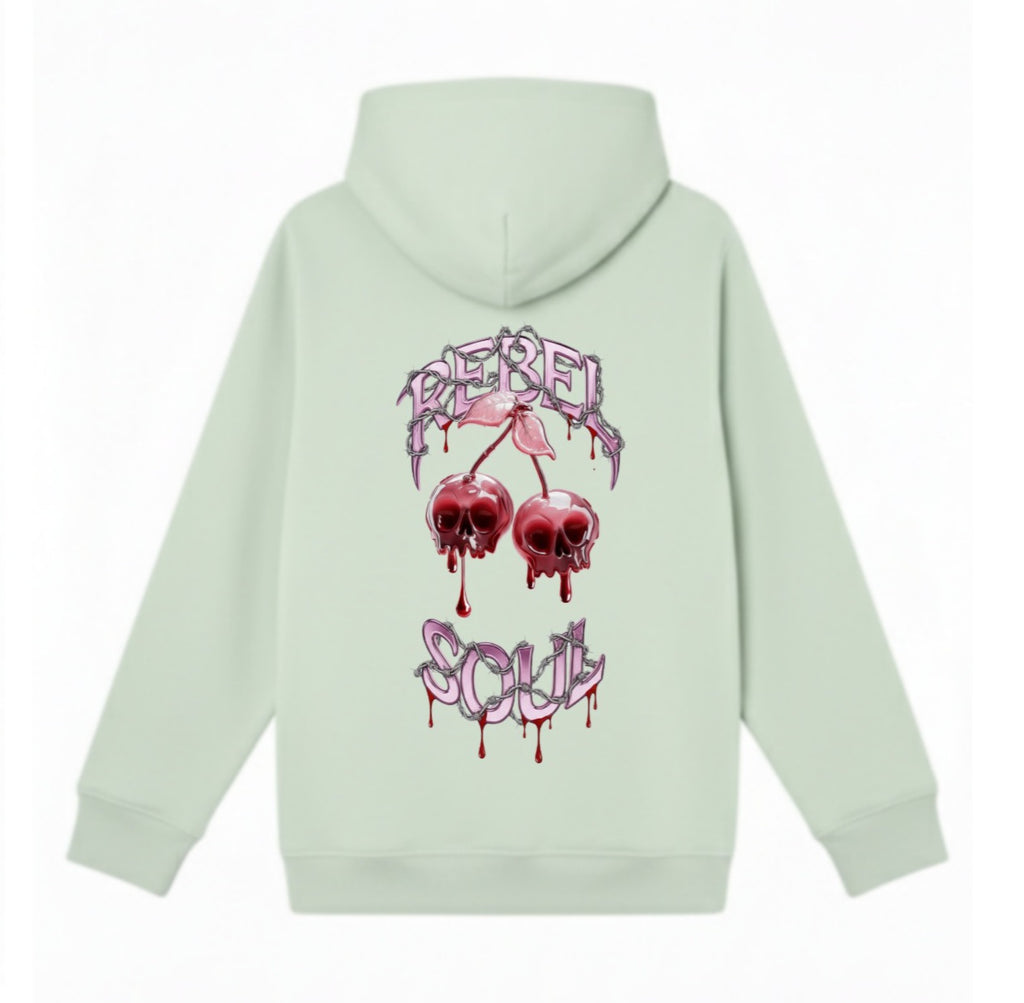 REBEL SOUL HOODIE / GREEN MINT