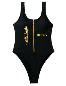 ILLUSORY GOLD SWIMWEAR