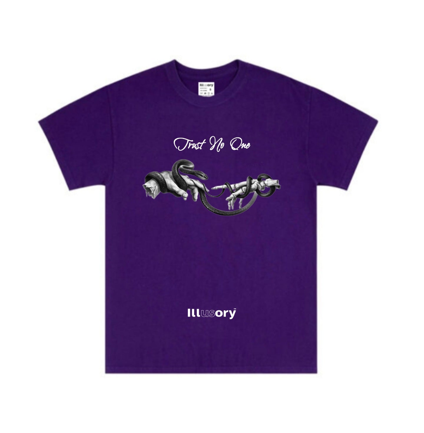 TRUST NO ONE TEE / PURPLE