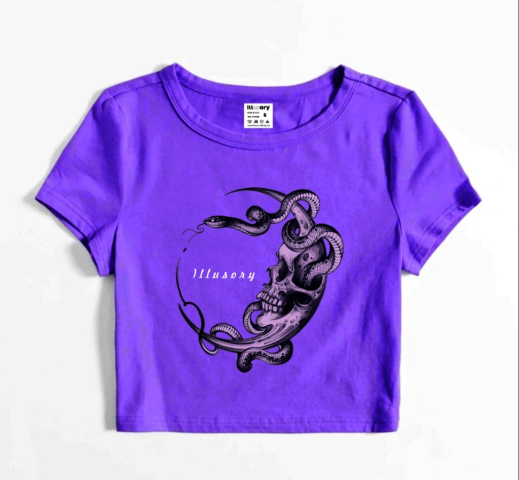 "MOON" CROP TOP