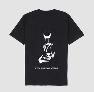 "FAKE WORLD" TEE