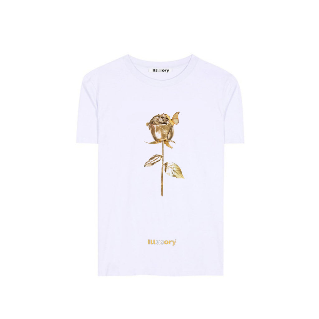 ILLUSORY "PERFECT GOLDEN" TEE / WHITE